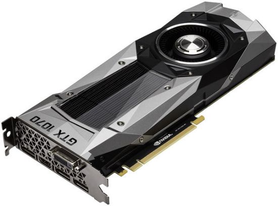 Picture of DELL 6F651 Nvidia GeForce GTX 1070 Founders Edition Pascal 8GB GDDR5 PCIe 3.0 DVI-D/DP1.4/DP1.4/DP1.4/HDMI 2.0B, Dual/Single Video Card