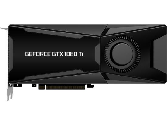 Picture of PNY VCGGTX1080T11PB-CG2 GeForce GTX 1080 Ti DirectX 12 11GB 352-Bit GDDR5X PCI Express 3.0 x16 Blower Edition Video Card 
