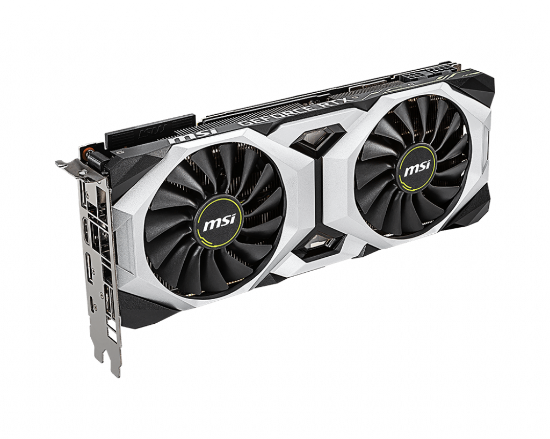 Picture of MSI RTX 2080 VENTUS 8G OC GeForce RTX 2080 8GB GDDR6 PCI Express 3.0 SLI Support Video Card