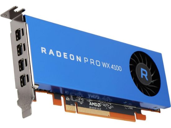 Picture of AMD 100-506008 Radeon Pro WX 4100 4GB 128-bit GDDR5 Low Profile Workstation Video Card