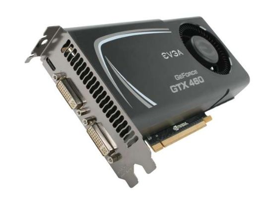 Picture of EVGA 01G-P3-1371 A3 GeForce GTX 460 FPB EE (External Exhaust) 1024 MB GDDR5 PCI Express 2.0 2DVI/Mini-HDMI Graphics Card