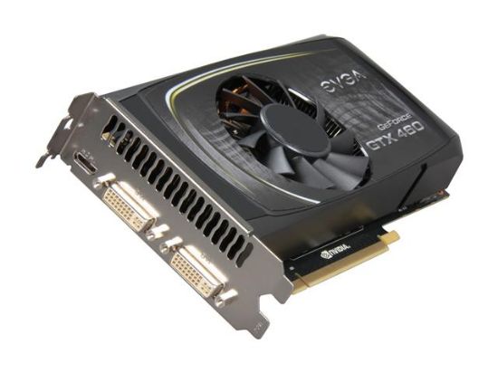 Picture of EVGA 01G P3 1370 A2 GeForce GTX 460 (Fermi) Superclocked EE 1GB 256-bit GDDR5 PCI Express 2.0 x16 HDCP Ready SLI Support Video Card