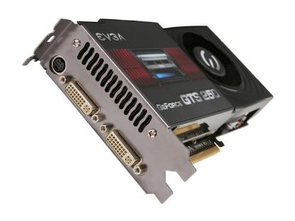 Picture of EVGA 512 P3 1153 A2 GeForce GTS 250 512MB 256-bit DDR3 PCI Express 2.0 x16 HDCP Ready SLI Support Video Card