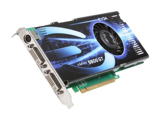 Picture of EVGA 512-P3-N975 RX GeForce 9800 GT 512MB 256-bit GDDR3 PCI Express 2.0 x16 HDCP Ready SLI Support Video Card