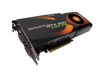 Picture of EVGA 896P31267TR GeForce GTX 260 Core 216 Superclocked Edition 896MB 448-bit GDDR3 PCI Express 2.0 x16 HDCP Ready SLI Supported Video Card