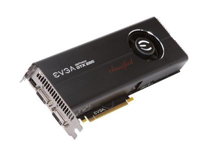 Picture of EVGA 01G P3 1190 A1 GeForce GTX 285 Classified 1GB 512-bit DDR3 PCI Express 2.0 x16 HDCP Ready SLI Supported Video Card