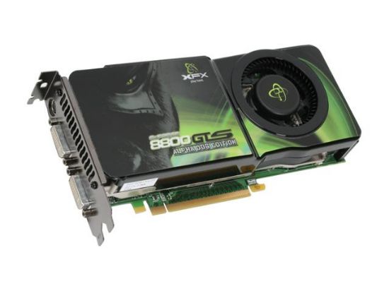 Picture of XFX PV-T88G YDF4 GeForce 8800GTS (G92) 512MB 256-bit GDDR3 PCI Express 2.0 x16 HDCP Ready SLI Support Video Card