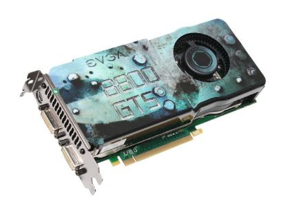 Picture of EVGA 512P3N847K2 GeForce 8800GTS (G92) 512MB 256-bit GDDR3 PCI Express 2.0 x16 HDCP Ready SLI Supported Video Card