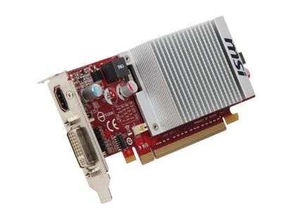 Picture of MSI N8400GS-MD256H-TC GeForce 8400 GS 512MB Turbocache (256M) 64-bit PCI Express 2.0 x16 HDCP Ready Low Profile Video Card