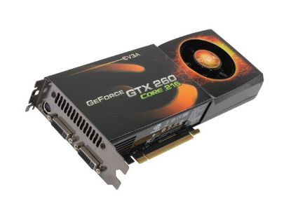 Picture of EVGA 896 P3 1268 TX GeForce GTX 260 FTW Edition 896MB 448-bit GDDR3 PCI Express 2.0 x16 HDCP Ready SLI Supported Video Card