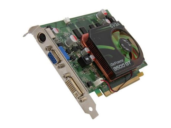 Picture of EVGA 01G-P3-N958-A3 GeForce 9500 GT 1GB 128-bit DDR2 PCI Express 2.0 x16 HDCP Ready Video Card