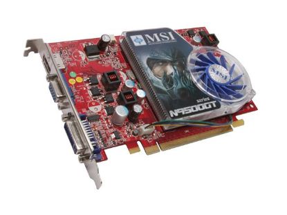 Picture of MSI N9500GT-MD512 GeForce 9500 GT 512MB 128-bit GDDR2 PCI Express 2.0 x16 HDCP Ready SLI Support Video Card