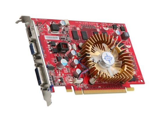 Picture of MSI N9500GT-MD1G-OC/D2 GeForce 9500 GT 1GB 128-bit GDDR2 PCI Express 2.0 x16 HDCP Ready Video Card