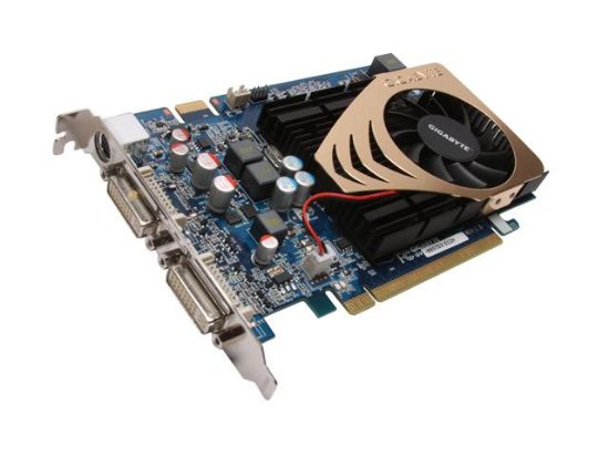 Picture of GIGABYTE GV-N95TD3-512H GeForce 9500 GT 512MB 128-bit GDDR3 PCI Express 2.0 x16 HDCP Ready SLI Support Video Card