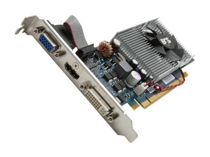 Picture of ECS N9500GTC-512QZ-F GeForce 9500 GT 512MB 128-bit DDR2 PCI Express 2.0 x16 HDCP Ready Low Profile Ready Video Card