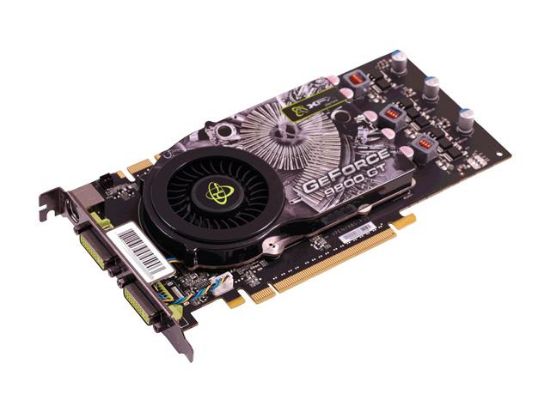 Picture of XFX PVT98GYDLU GeForce 9800 GT 512MB 256-bit GDDR3 PCI Express 2.0 x16 HDCP Ready SLI Support Video Card