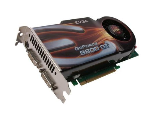 Picture of EVGA 01GP3N972B1 GeForce 9800 GT 1GB 256-bit GDDR3 PCI Express 2.0 x16 HDCP Ready SLI Support Video Card