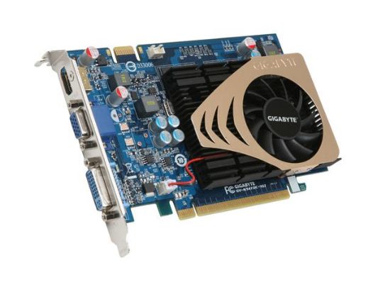Picture of GIGABYTE GVN94TOC1GI GeForce 9400 GT 1GB 128-bit GDDR2 PCI Express 2.0 x16 HDCP Ready SLI Support Video Card