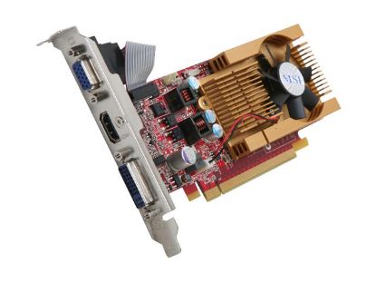 Picture of MSI N94GT MD512 GeForce 9400 GT 512MB 128-bit GDDR2 PCI Express 2.0 x16 HDCP Ready Low Profile Ready Video Card