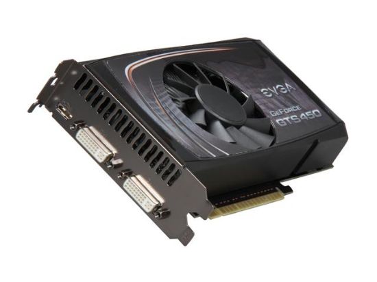 Picture of EVGA 01GP31351A1 GeForce GTS 450 (Fermi) 1GB 128-bit GDDR5 PCI Express 2.0 x16 HDCP Ready SLI Support Video Card