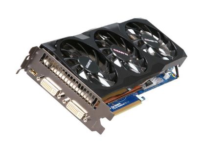 Picture of GIGABYTE GVN580UD15I GeForce GTX 580 (Fermi) 1536MB 384-bit GDDR5 PCI Express 2.0 x16 HDCP Ready SLI Support Video Card