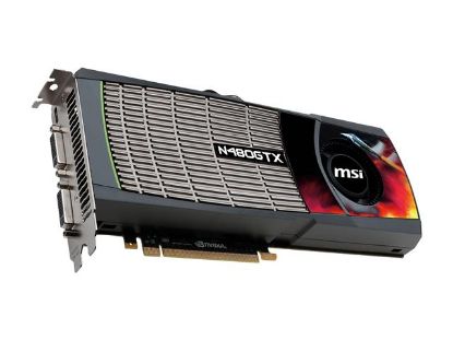 Picture of MSI N480GTXM2D15B GeForce GTX 480 (Fermi) 1536MB 384-bit GDDR5 PCI Express 2.0 x16 HDCP Ready SLI Support Video Card