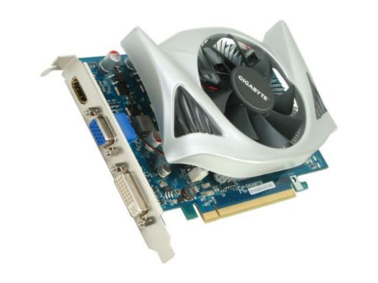 Picture of GIGABYTE GVN240D5512I GeForce GT 240 512MB 128-bit GDDR5 PCI Express 2.0 x16 HDCP Ready Video Card