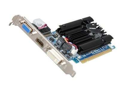 Picture of GIGABYTE GV-N520OC-1GI GeForce GT 520 (Fermi) 1GB 64-bit DDR3 PCI Express 2.0 x16 HDCP Ready Low Profile Ready Video Card