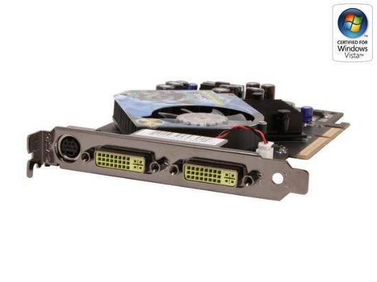 Picture of XFX PV-T73A-UDE3 GeForce 7600GT 256MB 128-bit GDDR3 AGP 4X/8X Video Card