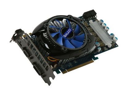 Picture of GALAXY 25SFF6HX1RUI GeForce GTS 250 512MB 256-bit DDR3 PCI Express 2.0 x16 HDCP Ready SLI Support Video Card