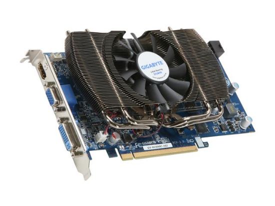 Picture of GIGABYTE GVN250OC1GI Rev 2.0 GeForce GTS 250 1GB 256-bit GDDR3 PCI Express 2.0 x16 HDCP Ready SLI Support Video Card