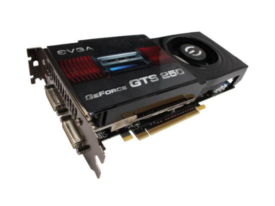 Picture of EVGA 01G-P3-1155 A2 GeForce GTS 250 1GB 256-bit GDDR3 PCI Express 2.0 x16 HDCP Ready SLI Support Video Card