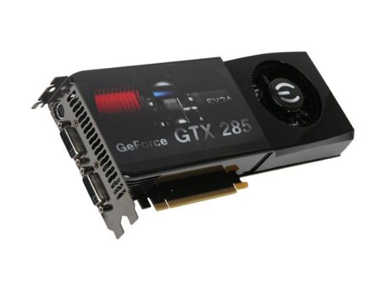 Picture of EVGA 01GP31288D3 GeForce GTX 285 FTW Edition 1GB 512-bit GDDR3 PCI Express 2.0 x16 HDCP Ready SLI Supported Video Card