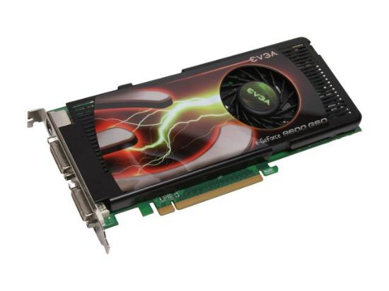 Picture of EVGA 384-P3-N965-B1 GeForce 9600 GSO 384MB 192-bit GDDR3 PCI Express 2.0 x16 HDCP Ready SLI Support Video Card
