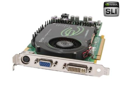 Picture of EVGA 256P2N391LR GeForce 6800GS 256MB 256-bit GDDR3 PCI Express x16 SLI Support Video Card
