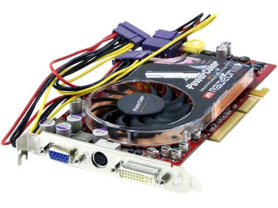 Picture of POWERCOLOR R42-TVD3 Radeon X800XT 256MB 256-bit GDDR3 AGP 4X/8X Video Card