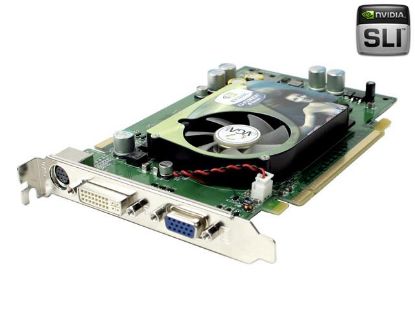 Picture of EVGA 128P2N368A2 GeForce 6600GT 128MB 128-bit GDDR3 PCI Express x16 SLI Support Video Card