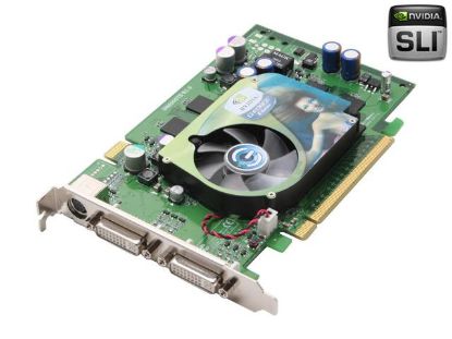 Picture of EVGA 128P2N372T3 GeForce 6600GT 128MB 128-bit GDDR3 PCI Express x16 SLI Support Video Card