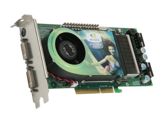 Picture of EVGA 256-A8-N345 A1 GeForce 6800Ultra 256MB 256-bit GDDR3 AGP 4X/8X Video Card