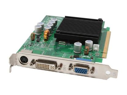 Picture of EVGA 128TC2N23TX GeForce 6200TC Supporting 256MB (On board 128MB) 64-bit GDDR2 PCI Express x16 Video Card