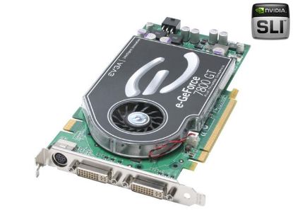 Picture of EVGA 256-P2-N518 BR GeForce 7800GT 256MB 256-bit GDDR3 PCI Express x16 SLI Support Video Card