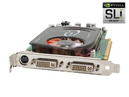 Picture of EVGA 256P2N567TX GeForce 7900GT 256MB 256-bit GDDR3 PCI Express x16 SLI Support Video Card