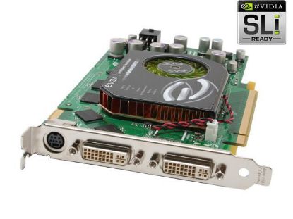 Picture of EVGA 256 P2 N565 S3 GeForce 7900GT 256MB 256-bit GDDR3 PCI Express x16 SLI Supported Video Card