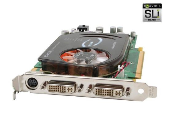 Picture of EVGA 256-P2-N564-EK GeForce 7900GT 256MB 256-bit GDDR3 PCI Express x16 SLI Supported Video Card