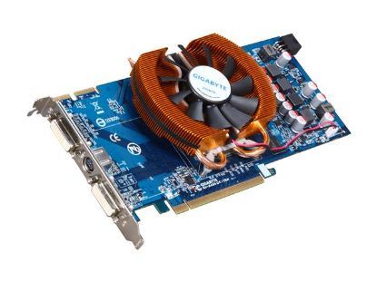 Picture of GIGABYTE GVR485OC1GH Radeon HD 4850 1GB 256-bit GDDR3 PCI Express 2.0 x16 HDCP Ready CrossFireX Support Video Card