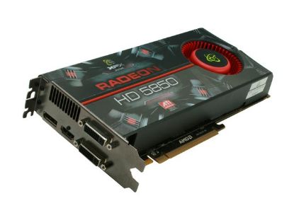Picture of XFX HD 585A ZNDU Radeon HD 5850 (Cypress Pro) XXX Edition 1GB 256-bit GDDR5 PCI Express 2.0 x16 HDCP Ready CrossFire Supported Video Card