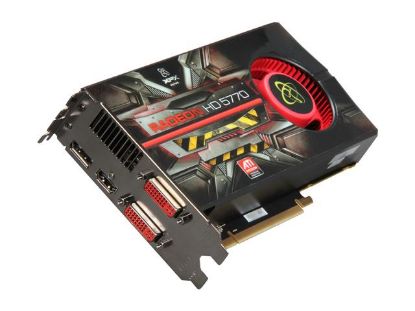 Picture of XFX HD 577A ZNF7 Radeon HD 5770 (Juniper XT) 1GB 128-bit GDDR5 PCI Express 2.1 x16 HDCP Ready CrossFireX Support Video Card