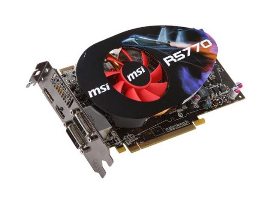 Picture of MSI R5770-PM2D1G OC/SEAWEED Radeon HD 5770 (Juniper XT) 1GB 128-bit GDDR5 PCI Express 2.0 x16 HDCP Ready CrossFireX Support Video Card