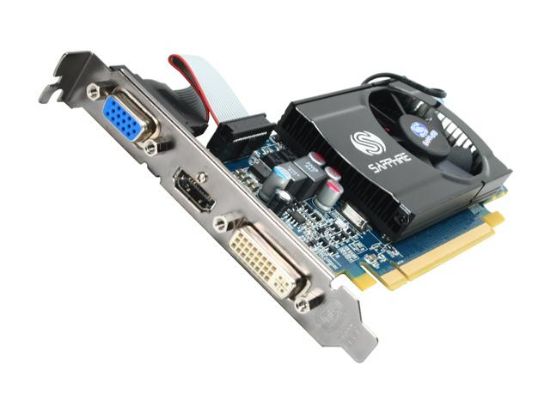 Picture of SAPPHIRE 11167-04-20R Radeon HD 5570 1GB 128-bit DDR3 PCI Express 2.1 x16 HDCP Ready Low Profile Ready Video Card