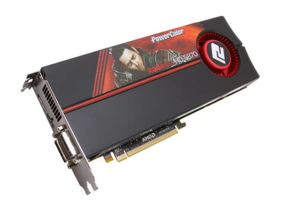 Picture of POWERCOLOR AX5870 1GBD5-MDHG Radeon HD 5870 1GB 256-bit GDDR5 PCI Express 2.1 x16 HDCP Ready CrossFireX Support Video Card